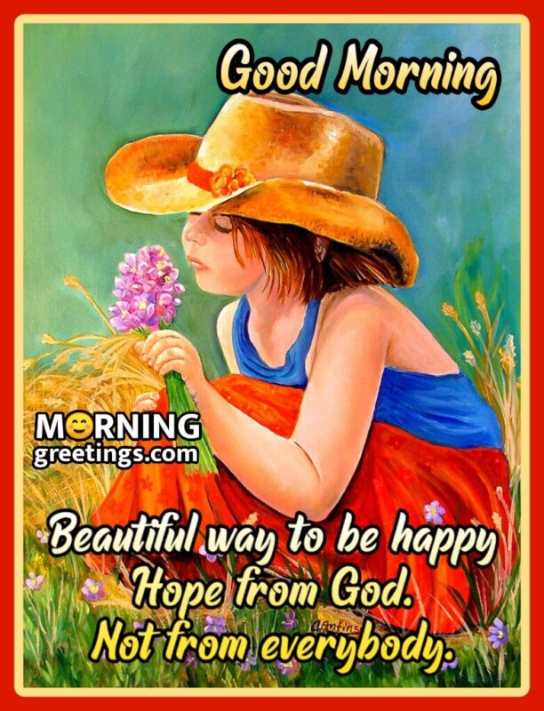 Good Morning Hope From God