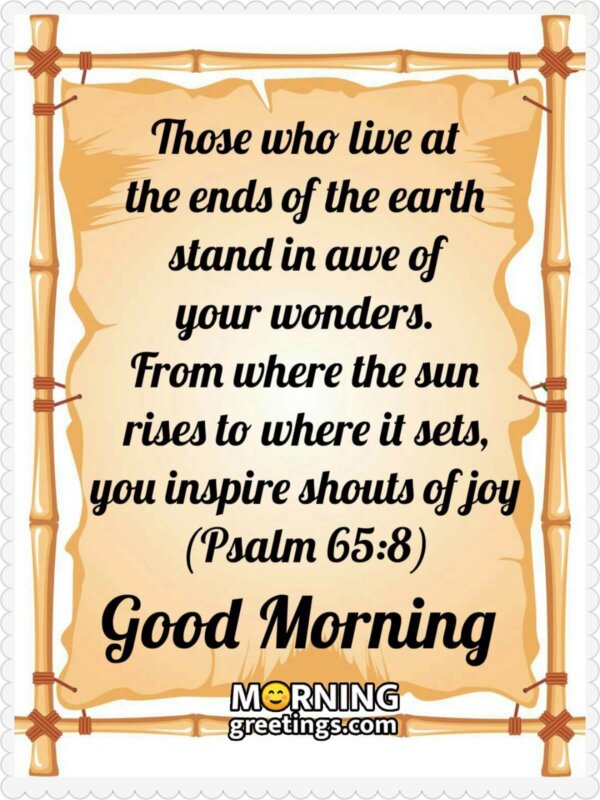 Good Morning Bible Inspiration