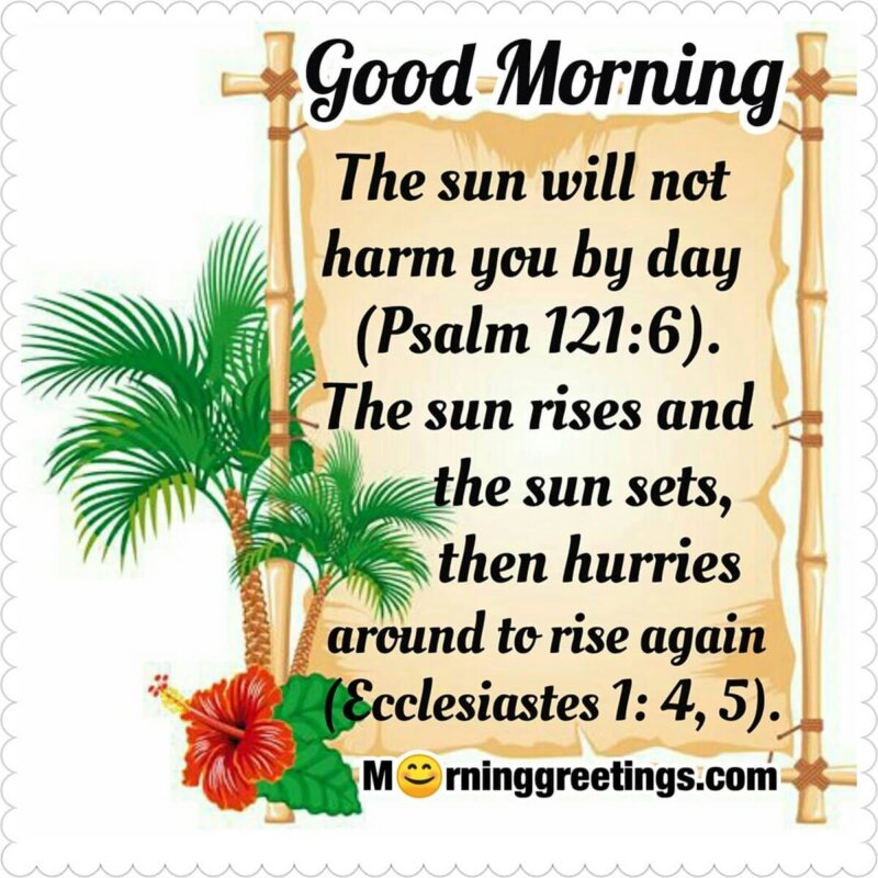 Good Morning Bible Sun Quote