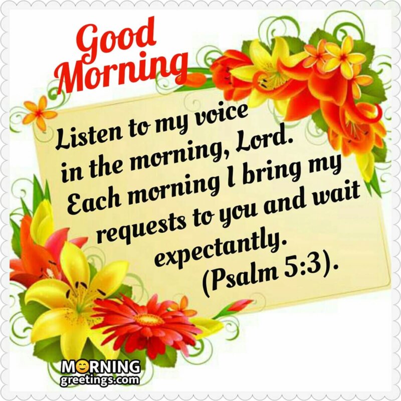 30 Good Morning Bible Quotes Images - Morning Greetings – Morning ...