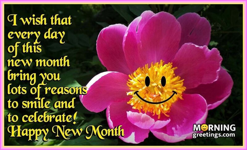 Happy New Month Wish For Whatsapp