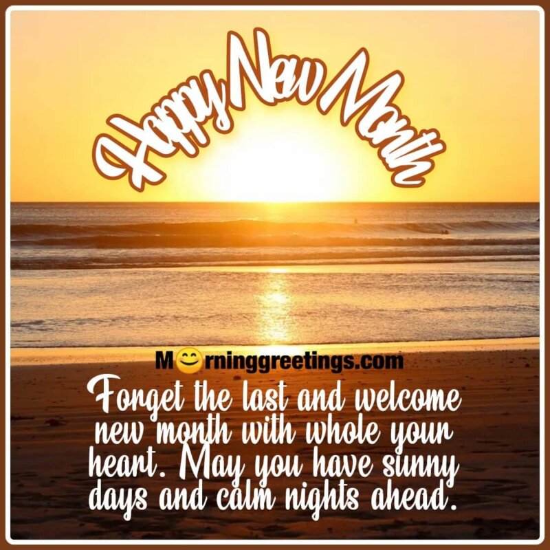 Happy New Month Wish Image