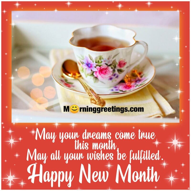 Happy New Month Wish Message