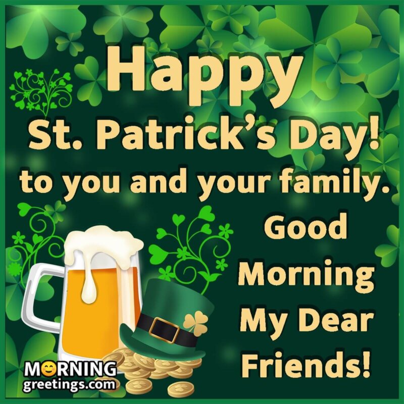 Happy St. Patricks Day Good Morning Wish