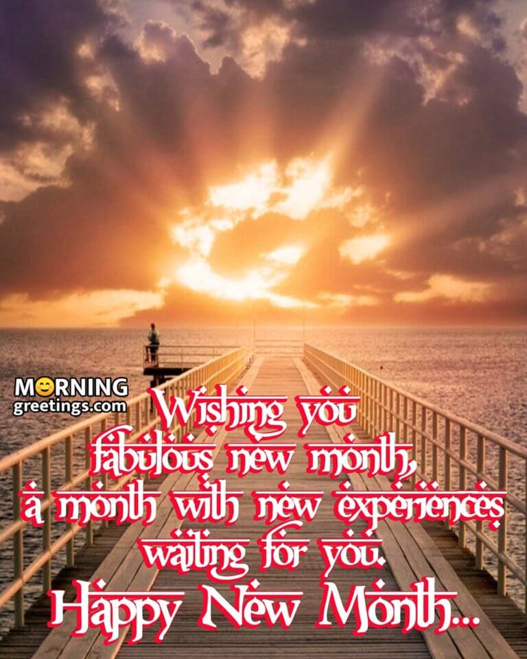 50 Happy New Month Wishes, Messages Images - Morning Greetings