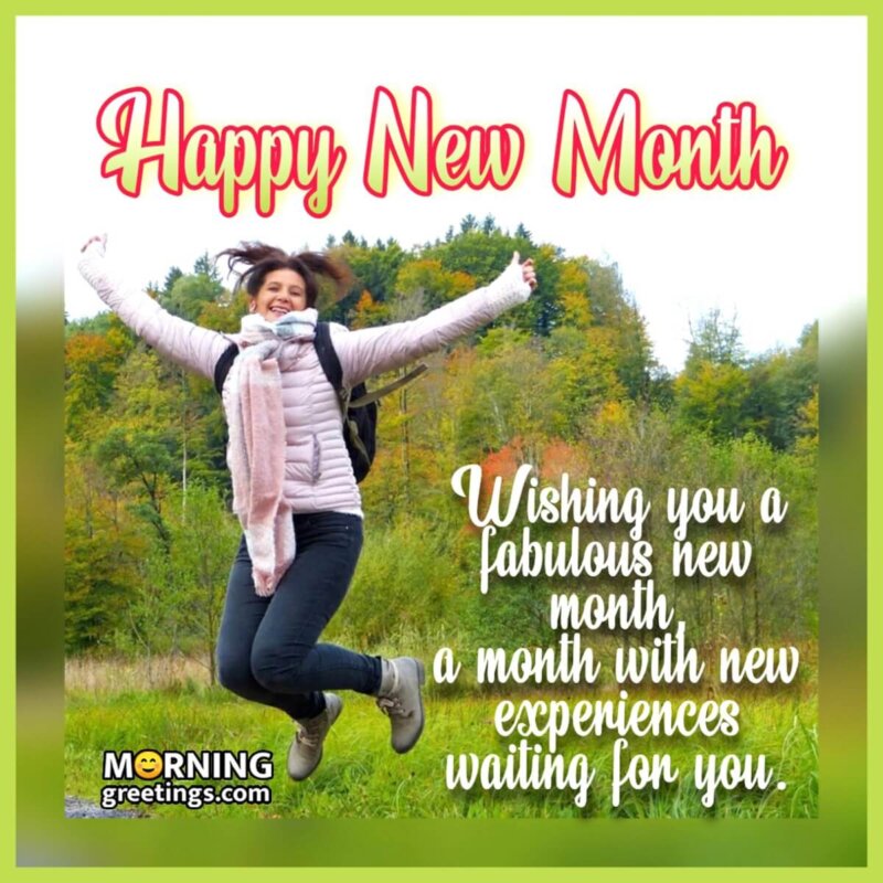 Wishing You Fabulous New Month Picture