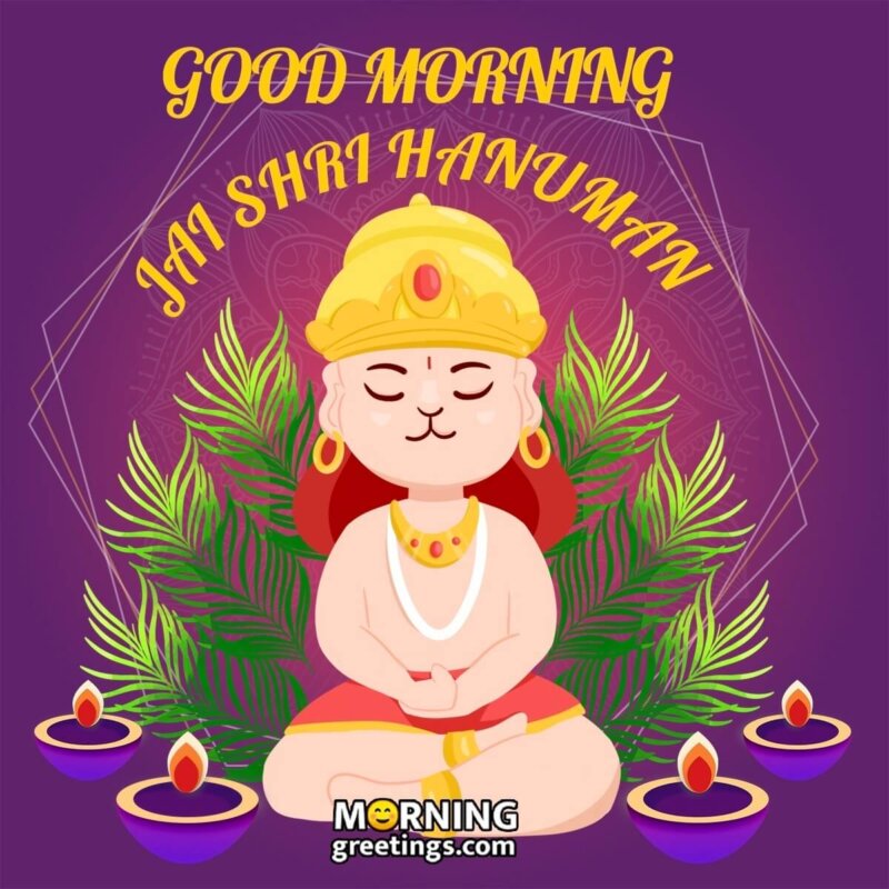 Good Morning Jai Shri Hanuman Image