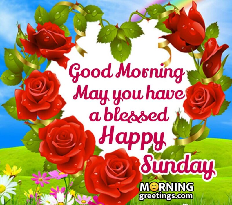 Good Morning May You Have A Blessed Sunday!