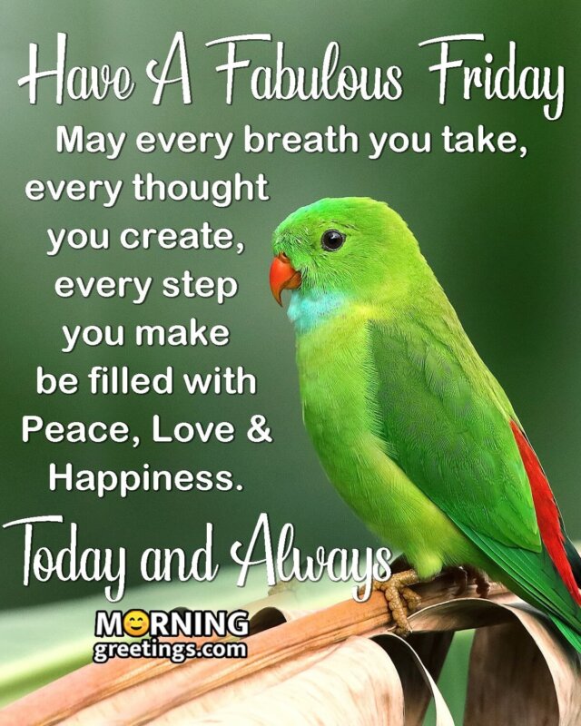 50 Fantastic Friday Quotes Wishes Pics Morning Greetings Morning