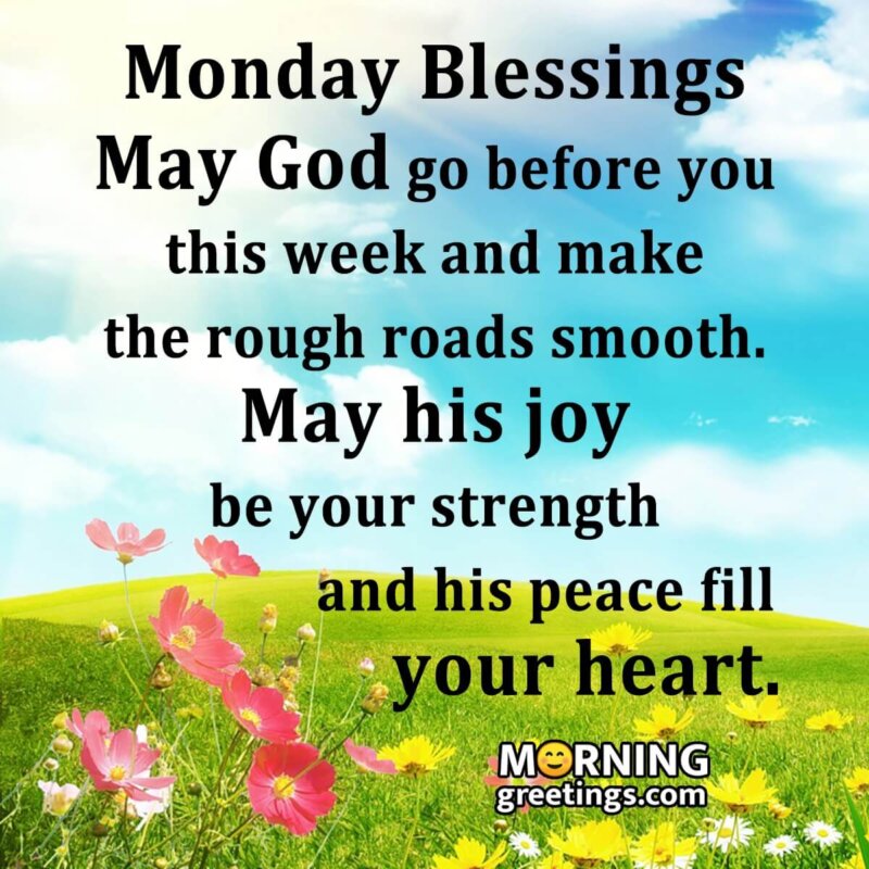 Monday Blessings Image