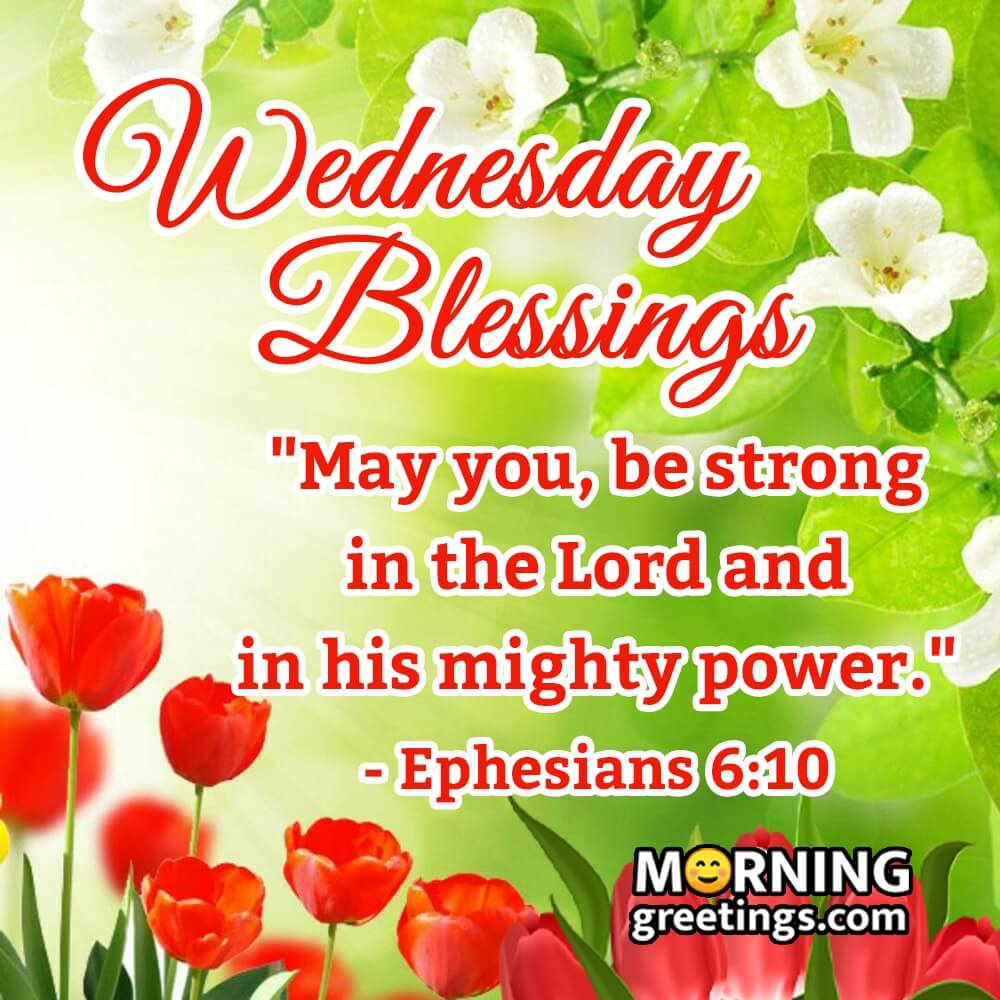 Wednesday Blessings Image