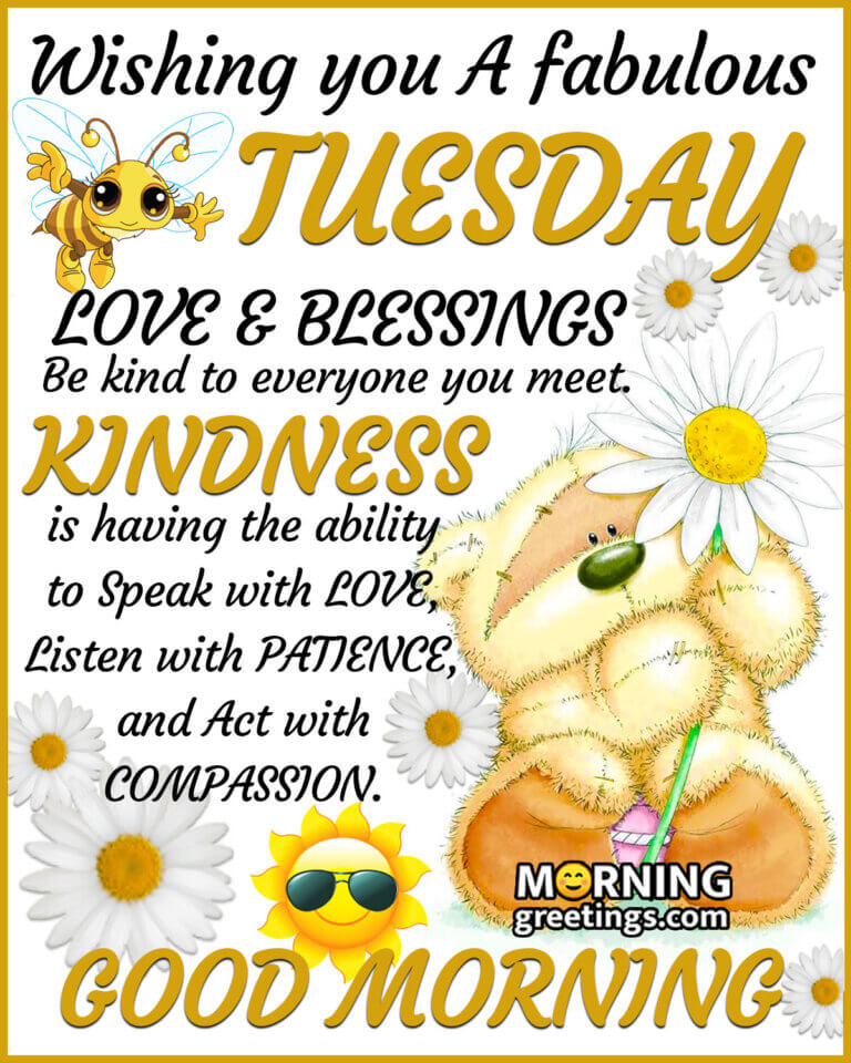 50 Best Tuesday Morning Quotes Wishes Pics Morning Greetings