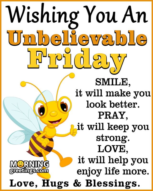 50 Fantastic Friday Quotes Wishes Pics Morning Greetings Morning