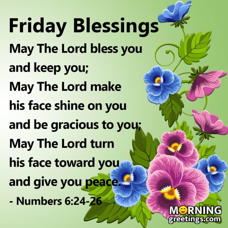 Friday Blessing Image