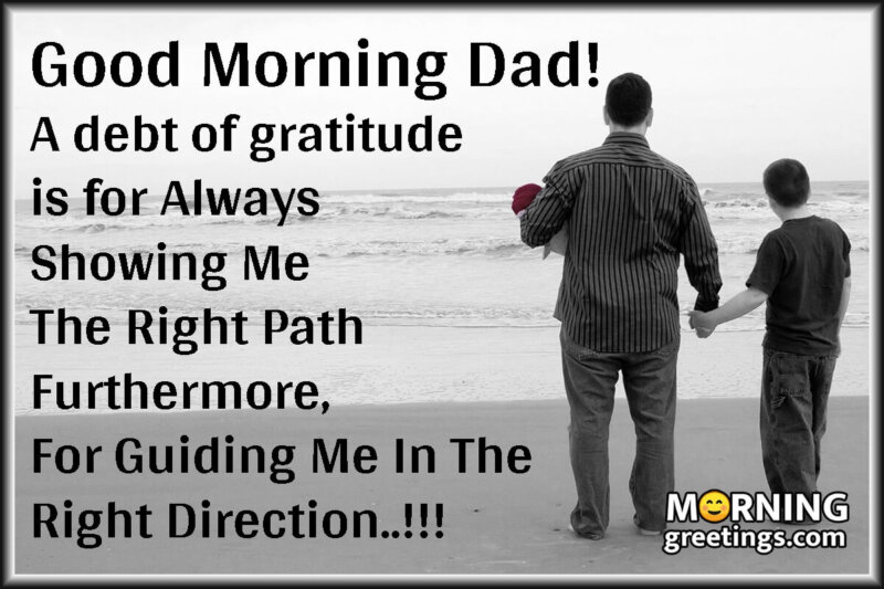 Good Morning Dad Image