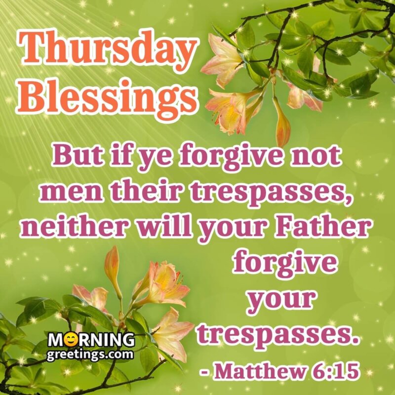 Thursday Blessings Image