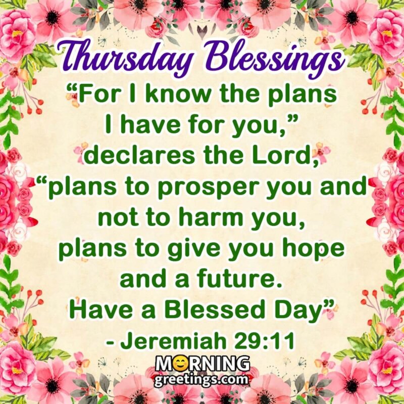 Thursday Lord Blessings