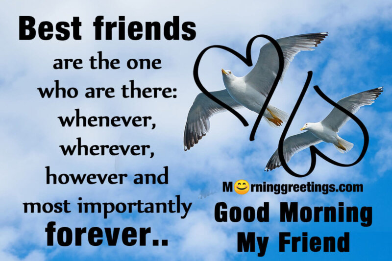 Good Morning Best Friend Quote
