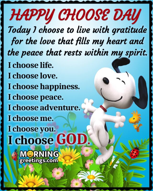 Happy Choose Day