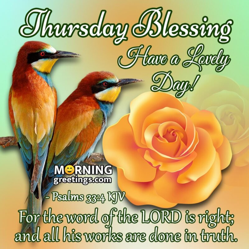 Amazing Thursday Morning Blessings