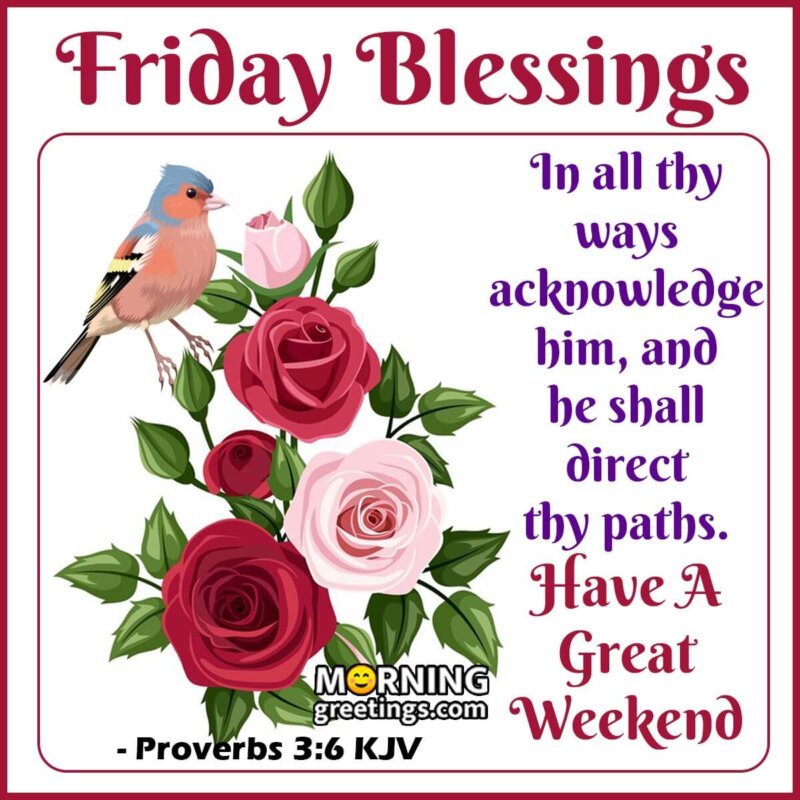 Friday Blessings Have A Great Weekend Quote