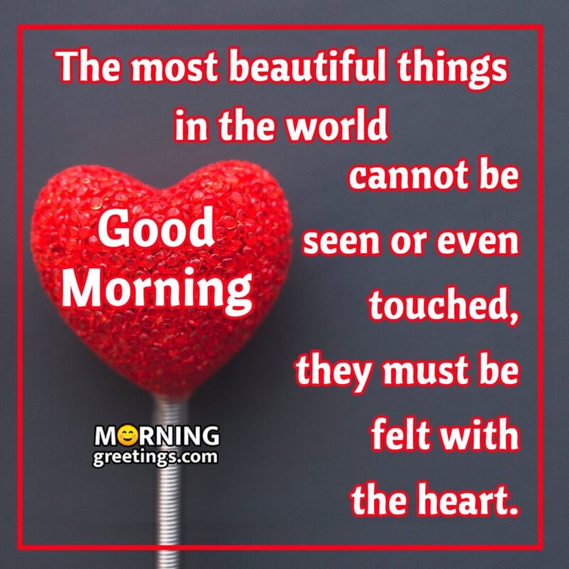 Good Morning Heart Quote Image