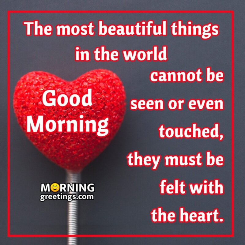 Good Morning Images With Heart Quotes