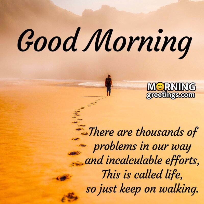 Good Morning Life Quote Image