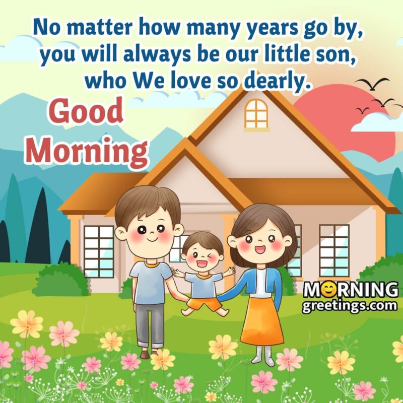 20 Good Morning Message Images For Son - Morning Greetings ...