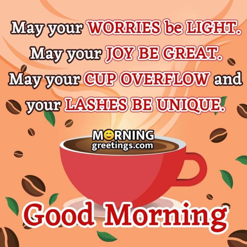 Good Morning Wishes With Coffee