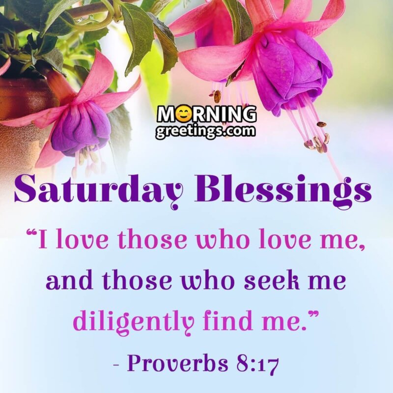 Saturday Blessings Pic