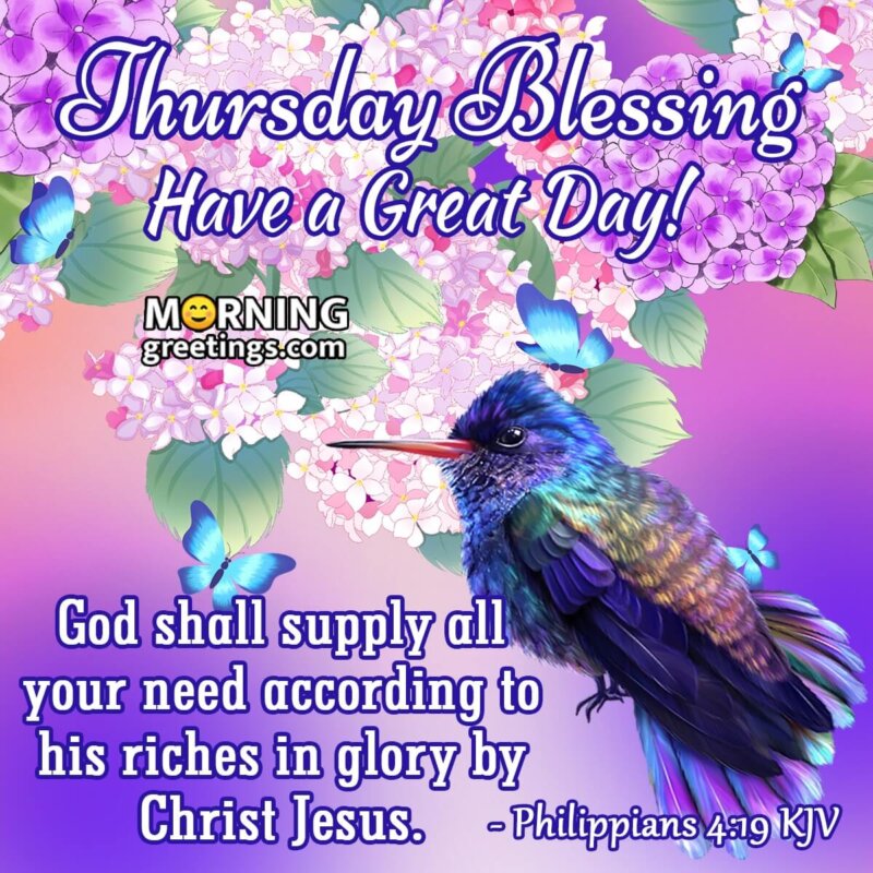 Thursday Morning Blessings
