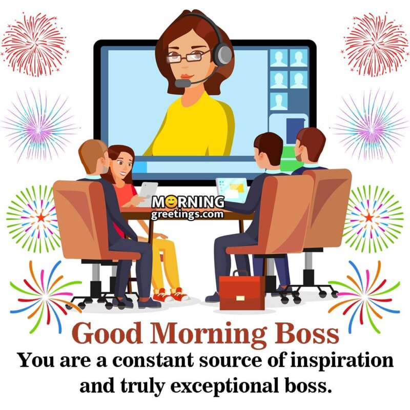 Good Morning Boss Image