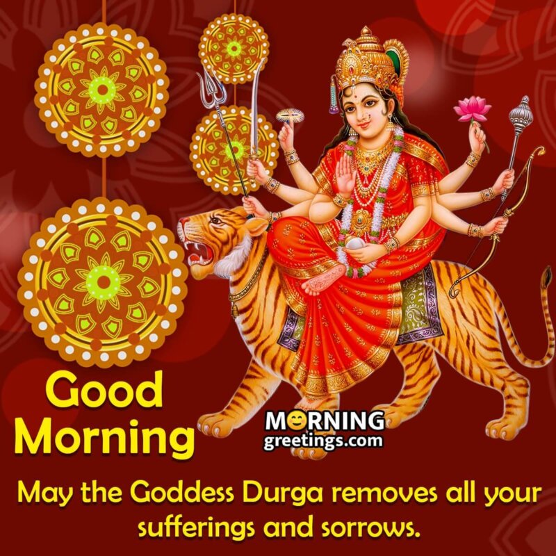Good Morning Maa Durga Wish Image