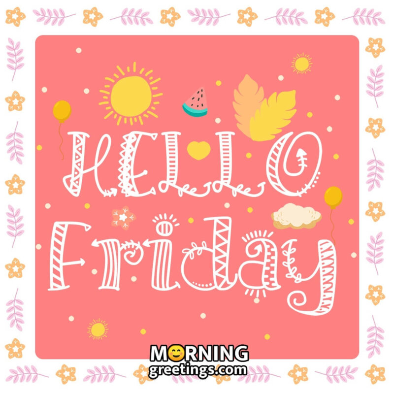 Hello Friday Card