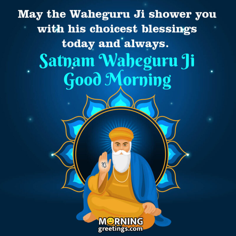 Good Morning Blessing Guru Nanak Dev Picture