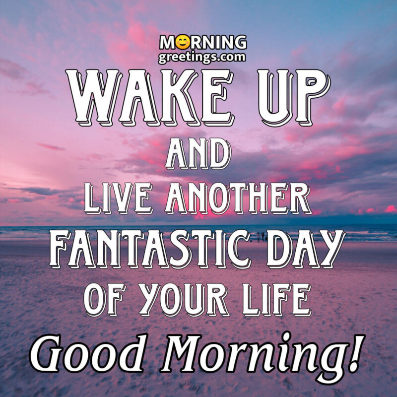Good Morning Fantastic Day Quote