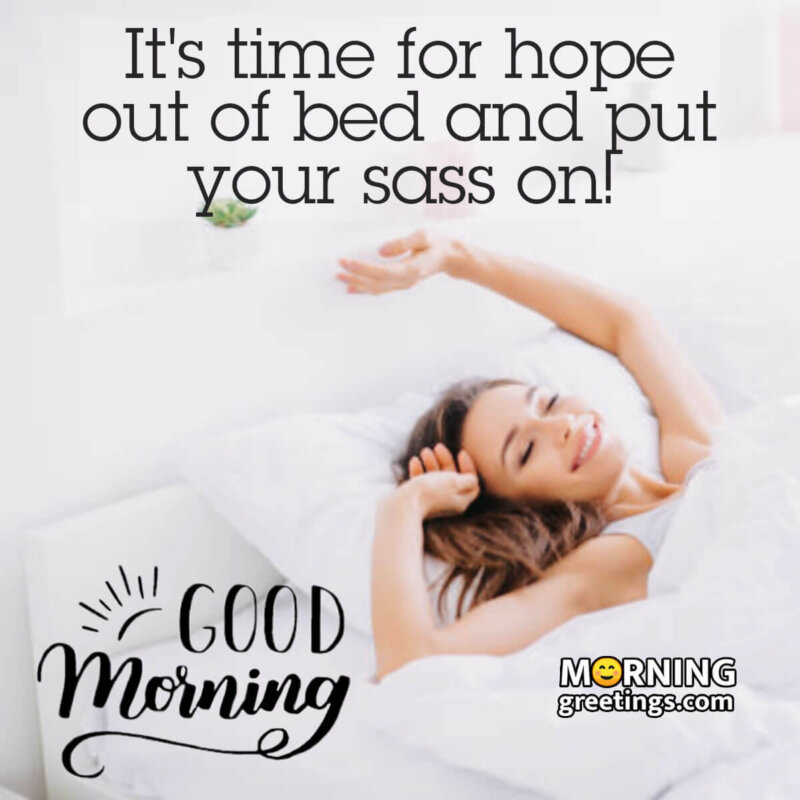 Morning Is Time For Hope