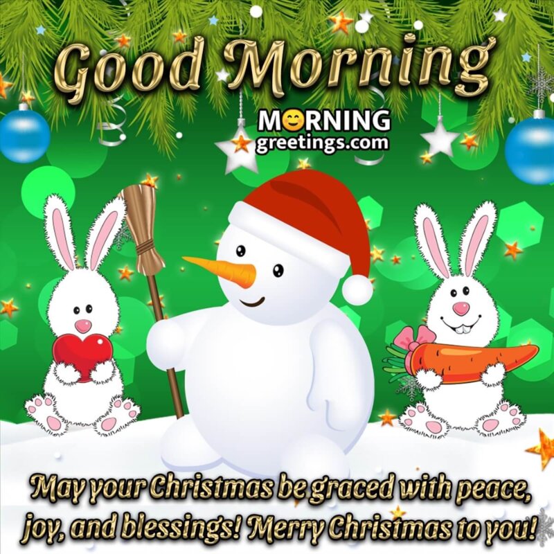 Good Morning Merry Christmas Wishes