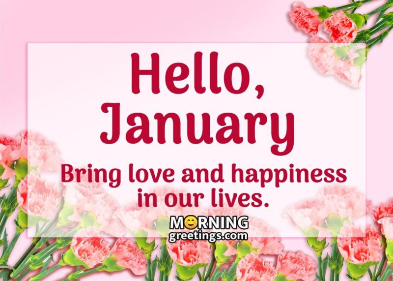 Hello January Pic