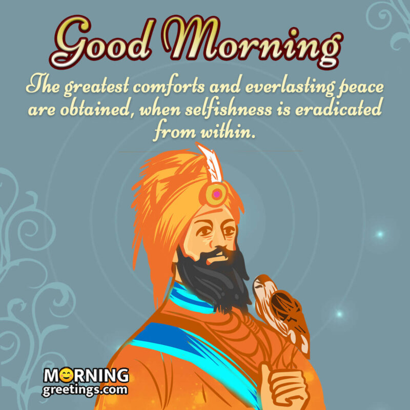 Good Morning Guru Gobind Singh Quote