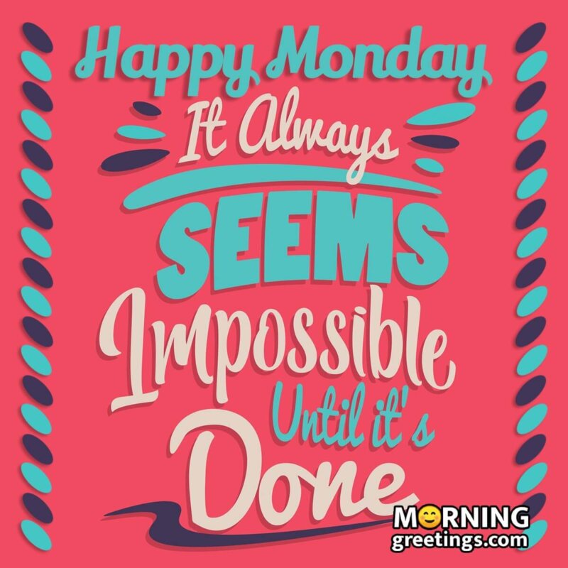 Happy Monday Motivation Quote Image