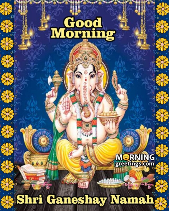 Good Morning Ganesha Picture
