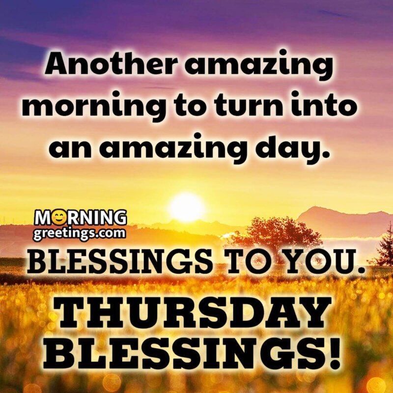 Best Thursday Morning Wishes