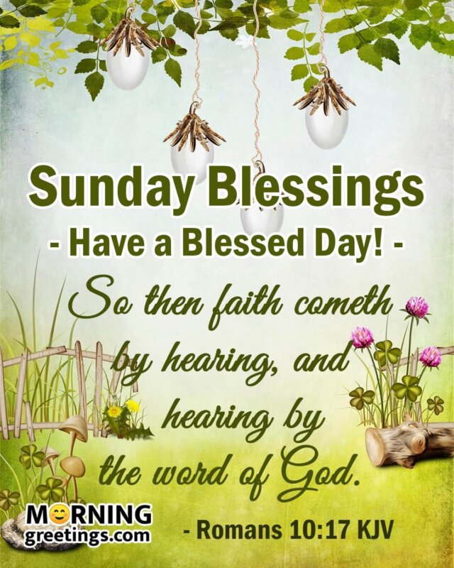 Sunday Blessings Have A Blessed Day