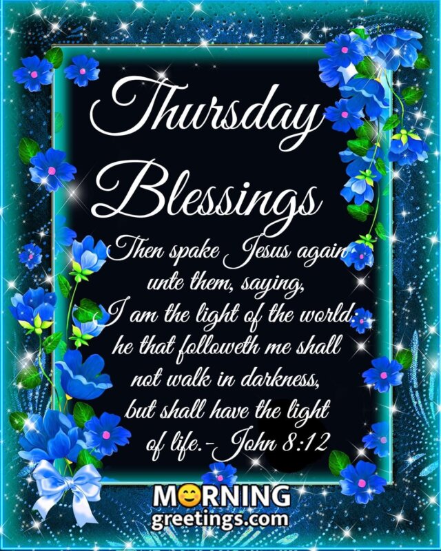 Thursday Morning Blessings Message