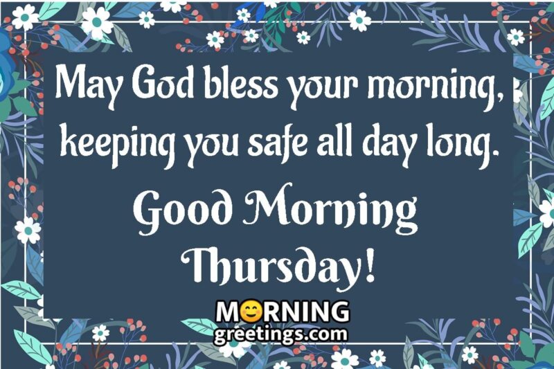 Good Morning Thursday Blessing