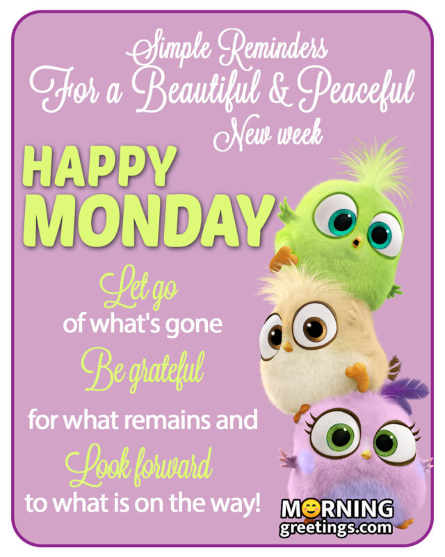 Happy Monday New Week Image