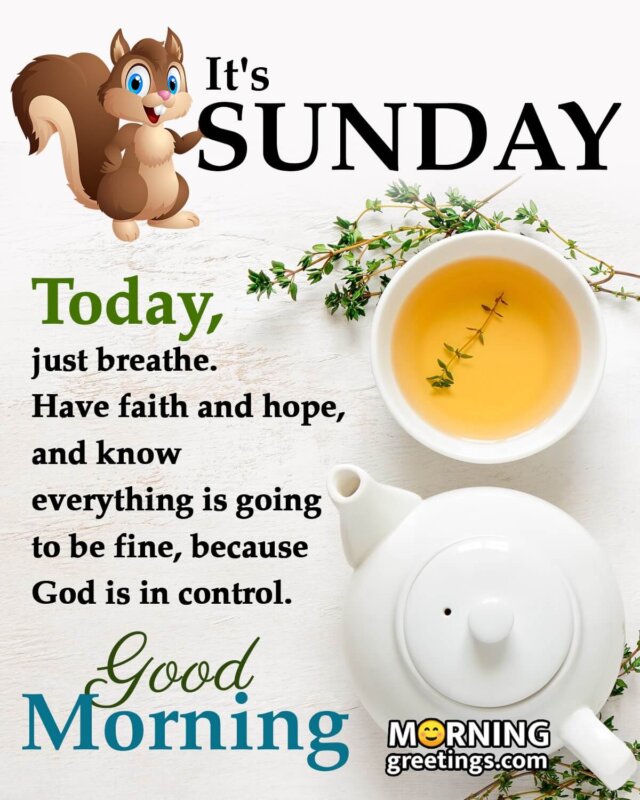 50 Best Sunday Morning Quotes Wishes Pics - Morning Greetings ...