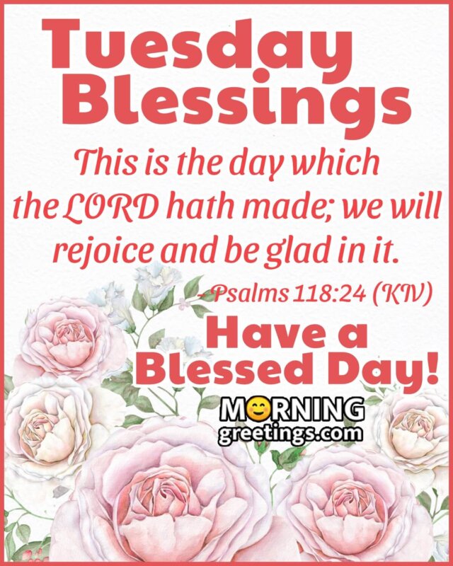 Tuesday Blessings Image